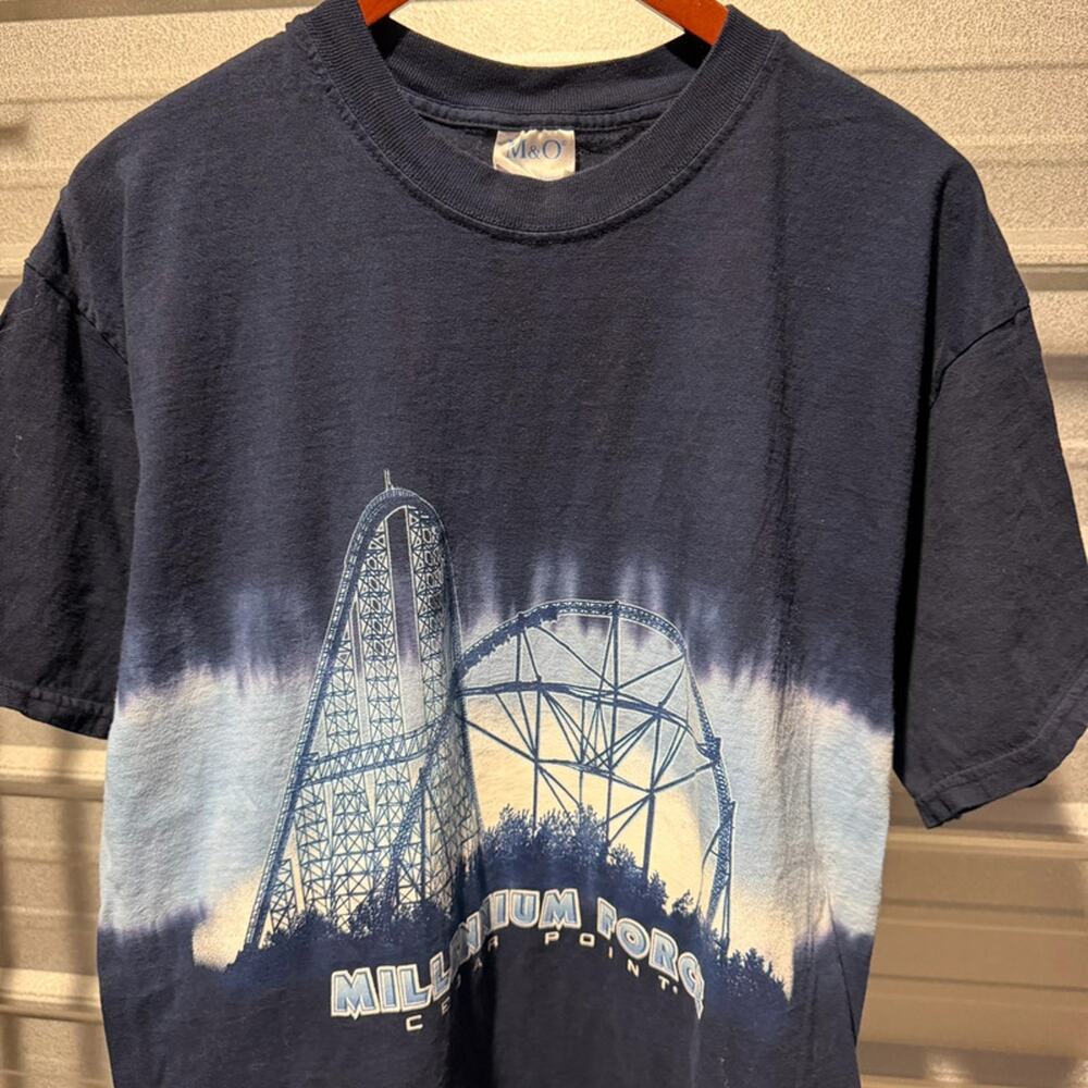 Vintage Cedar Point tee shirt tie dye sz Large